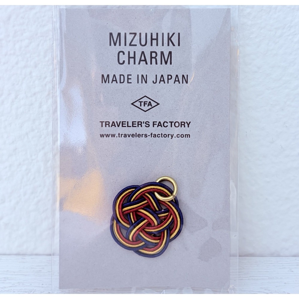 Traveler's Factory Mizuhiki Charm Navy JAPAN Traveler's Notebook NEW
